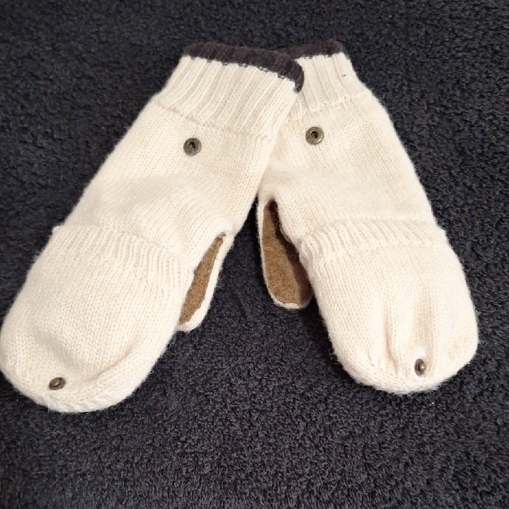 American Eagle Outfitters Convertible Flip Top Fingerless Wool Blend Mittens